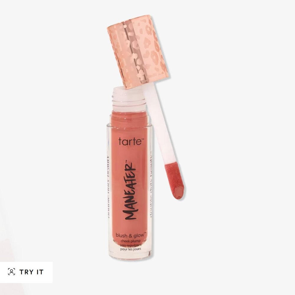 NWT Tarte Maneater Blush & Glow Cheek Plump - Coral
